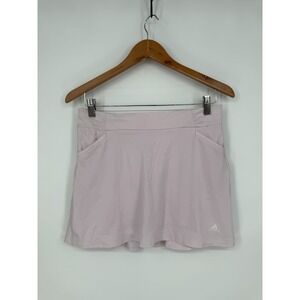 Adidas Ruffle Golf‎ Skirt Skort Girls Large Pink Trefoil Logo Compression Liner